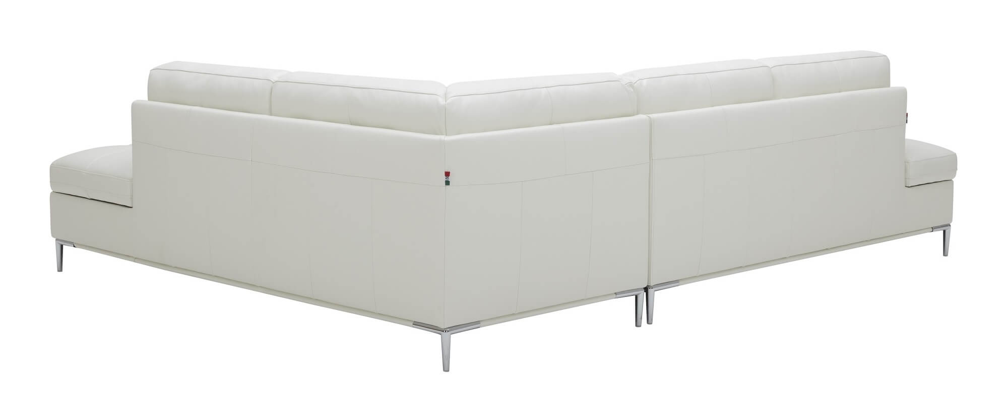 Leonardo Premium Leather Sectional, Right Hand Facing
