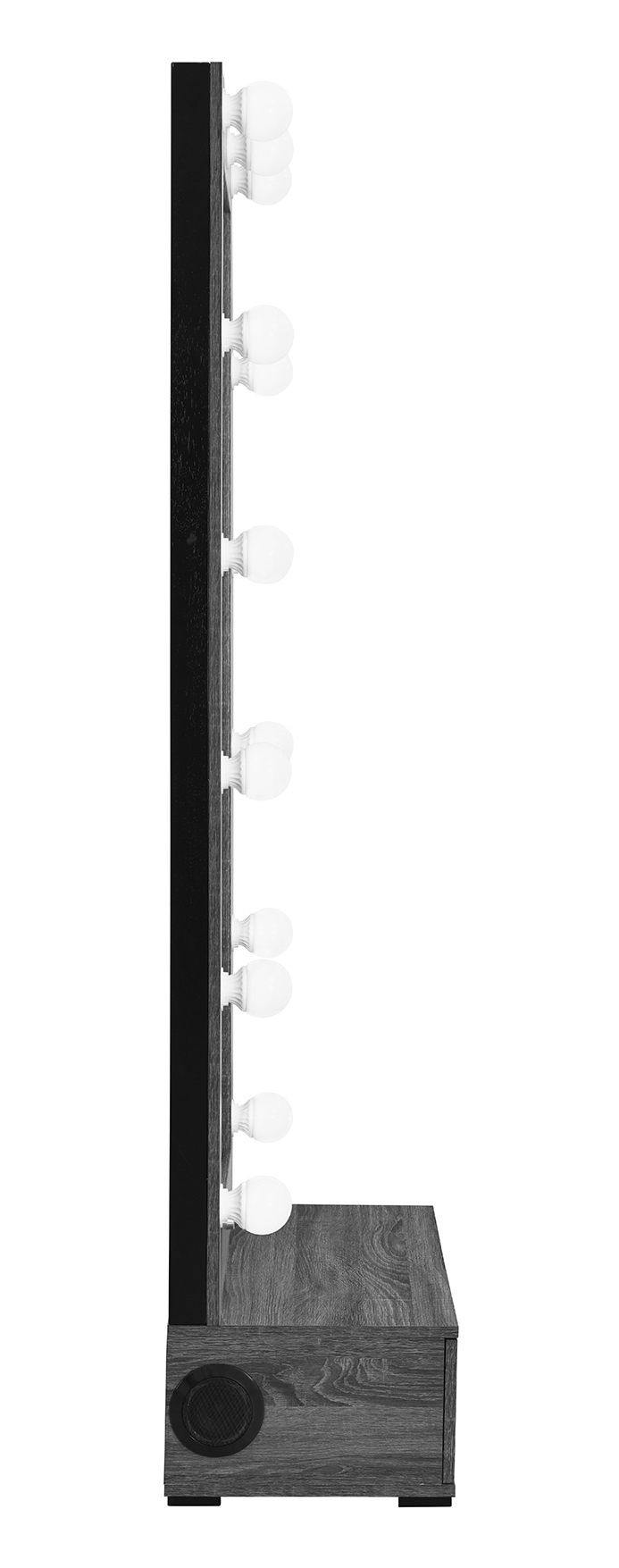 Lexi Narrow Tall Vanity Mirror with Drawer and Speaker