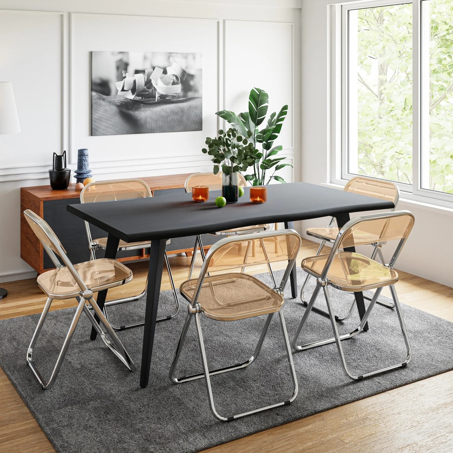 Lawrence Acrylic Folding Chair