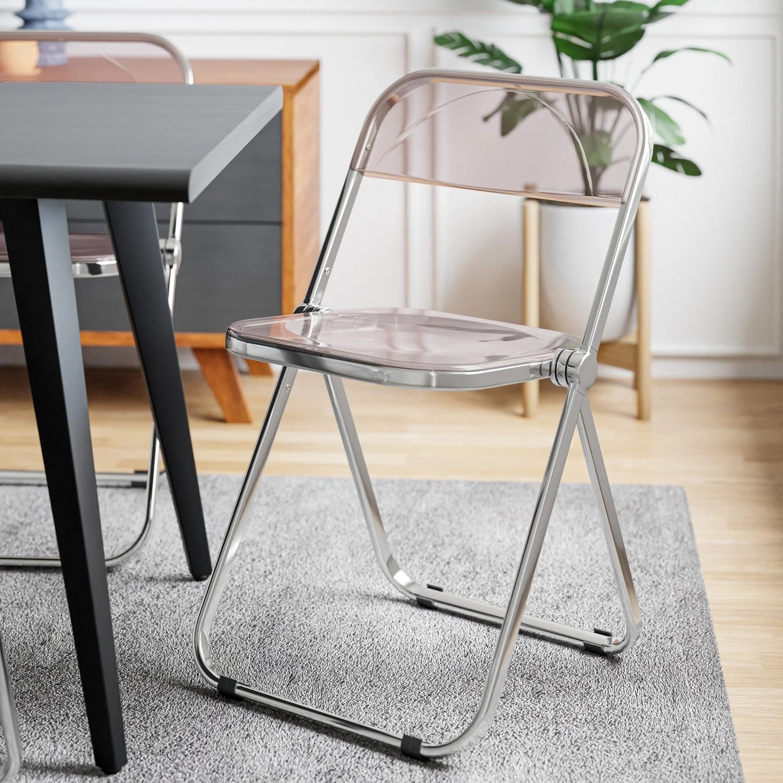 Lawrence Acrylic Folding Chair