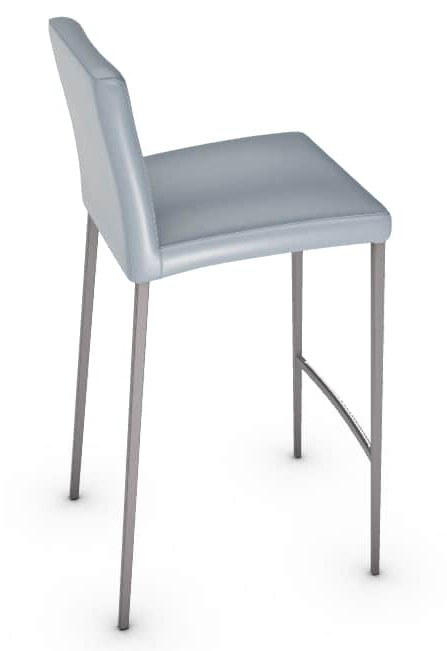 Aida Fabric/Metal Customizable Counter Stool