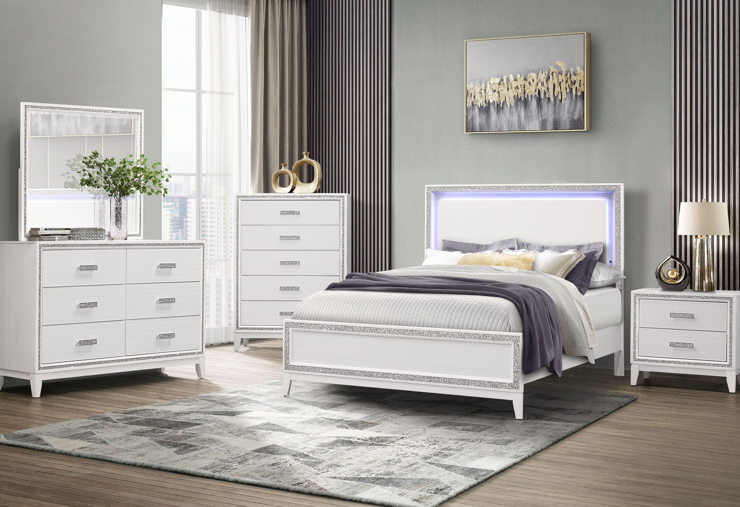 Lily MDF/Wood Rectangular Mirror