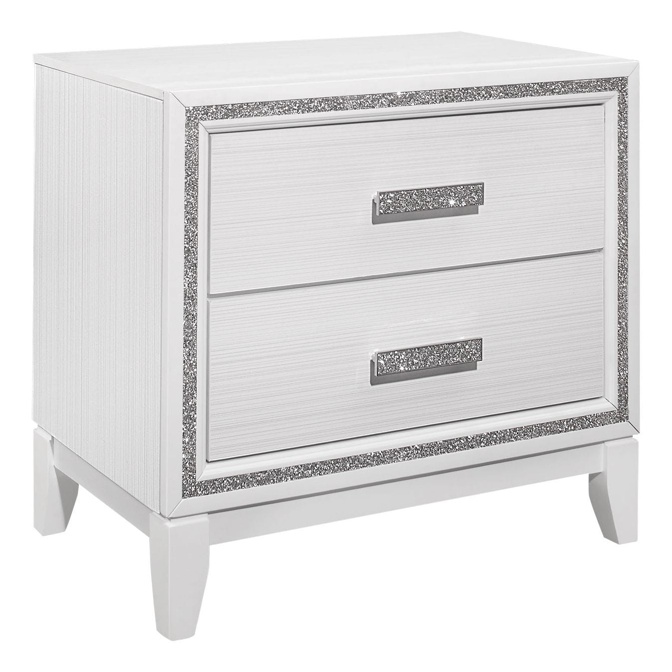 Lily MDF/Wood Nightstand w/2 Drawers