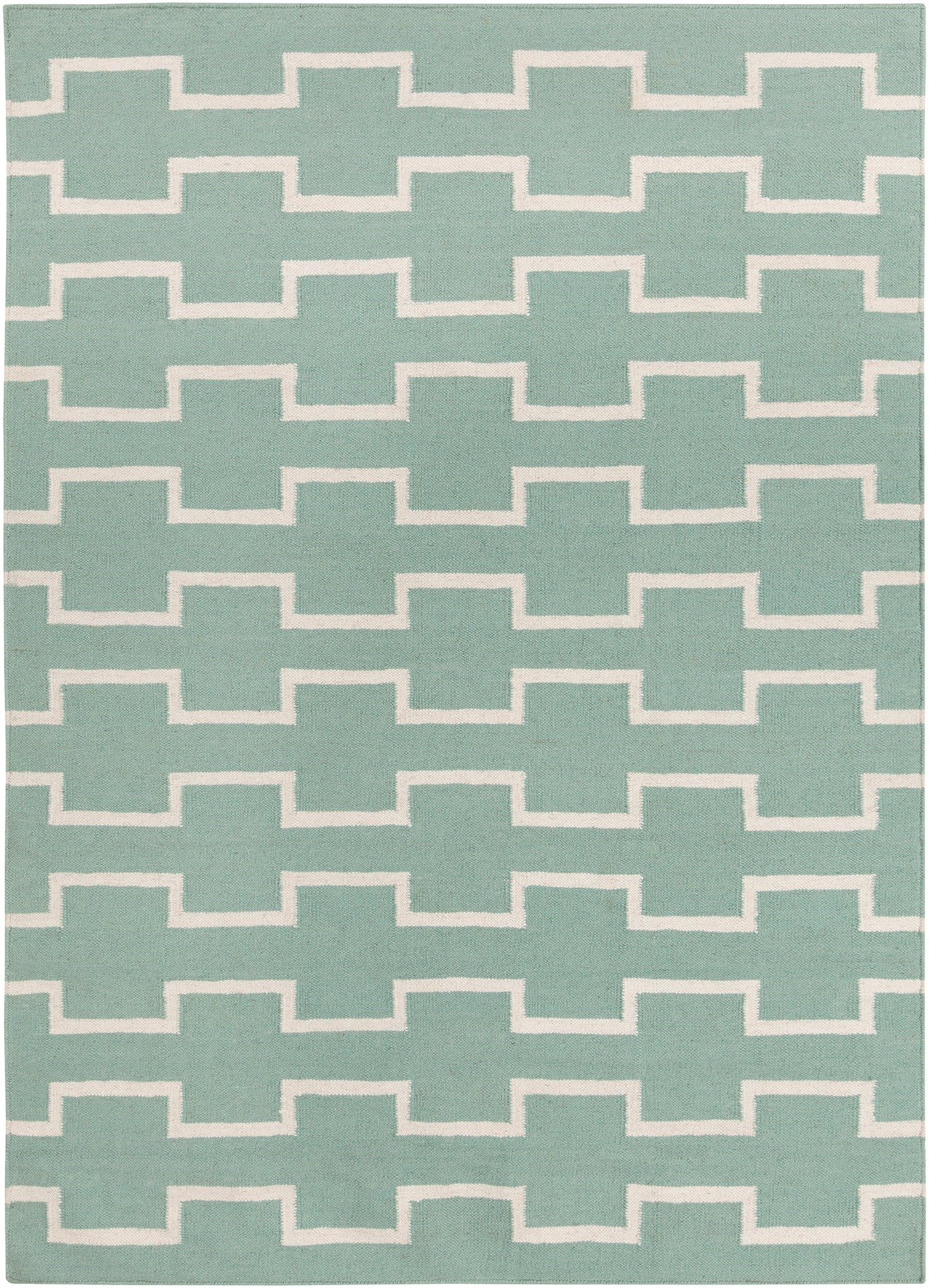 Lima Wool Rectangular Handmade Rug, Composition 1