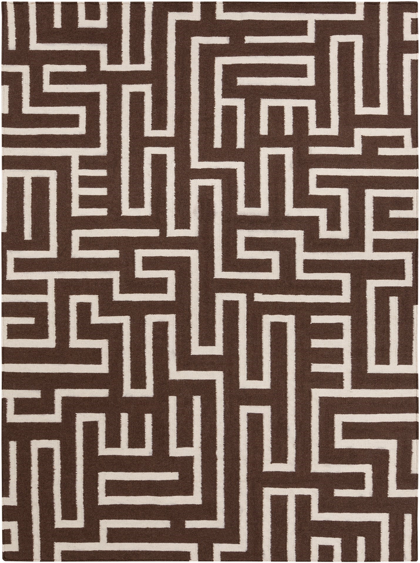 Lima Wool Rectangular Handmade Rug, Composition 4