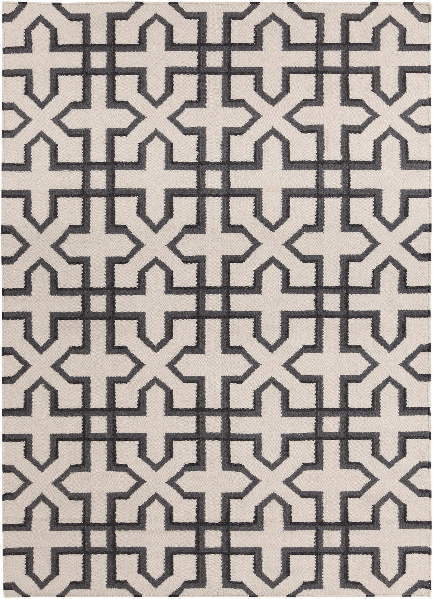 Lima Wool Rectangular Handmade Rug, Composition 5
