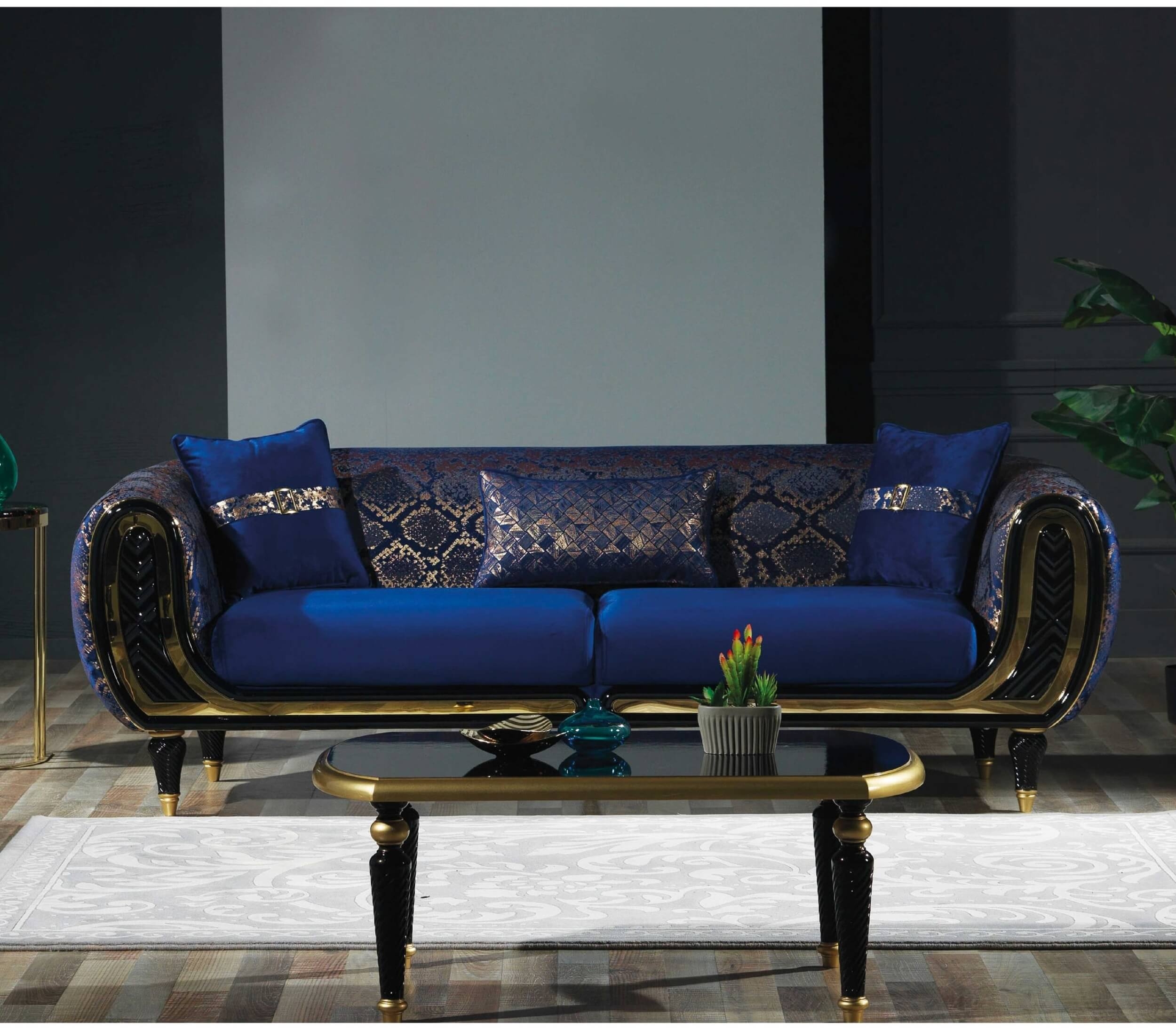 Lima Velvet Sofa