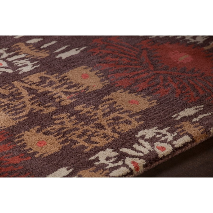 Lina Wool Rectangular Handmade Rug, 5' x 7'