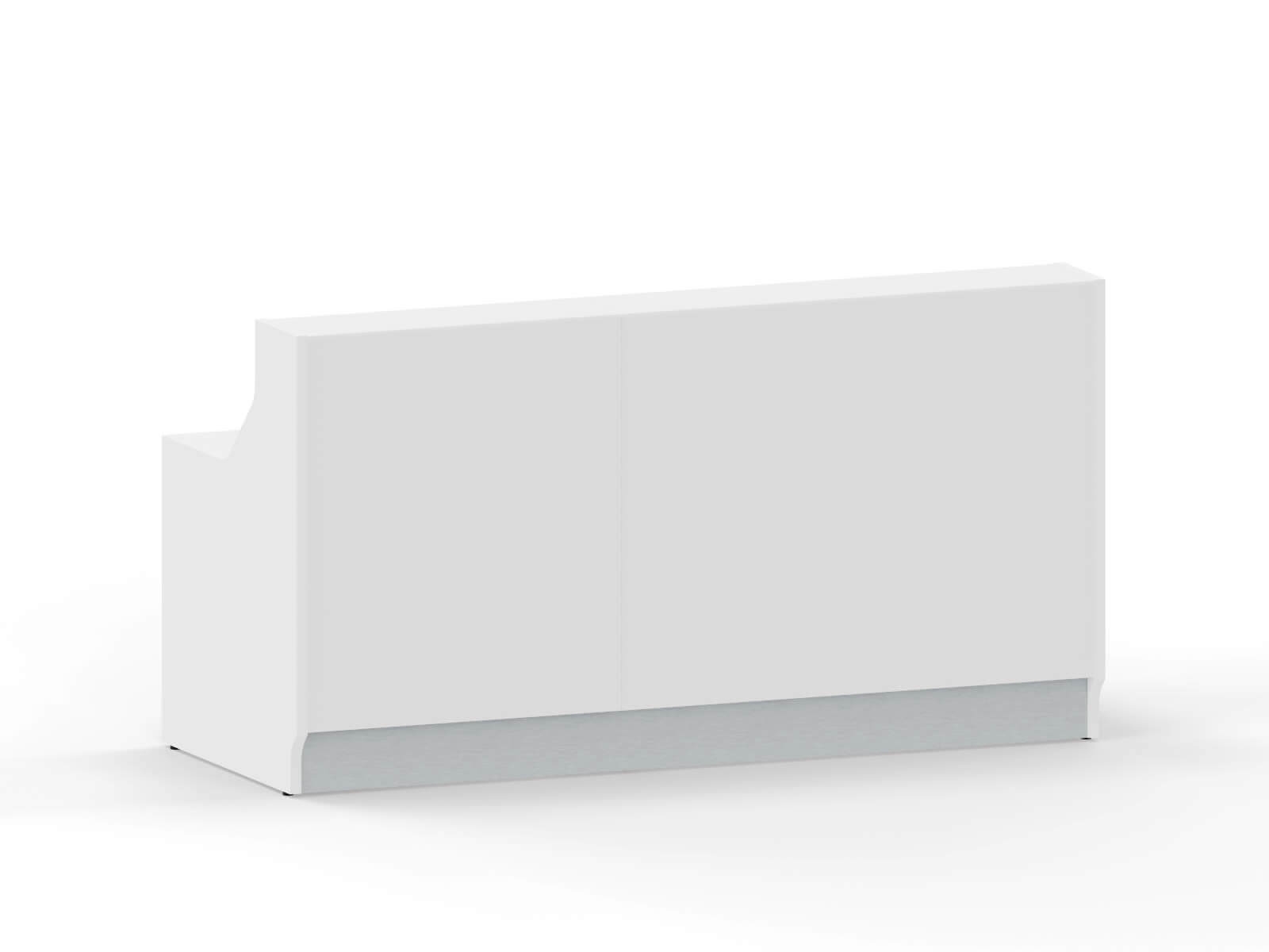 Linea 81" Straight Small Reception Desk in back 