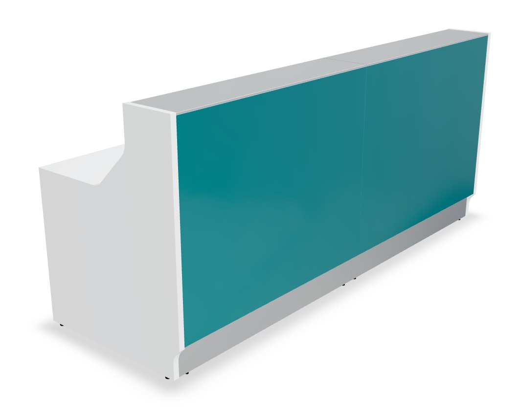 MDD Linea 80& Straight Medium Reception Desk