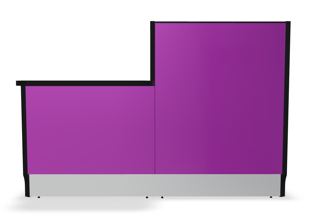 Linea 72" Small Reception Desk