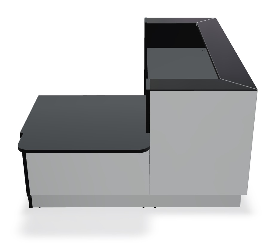 MDD Linea 72" Small Reception Desk