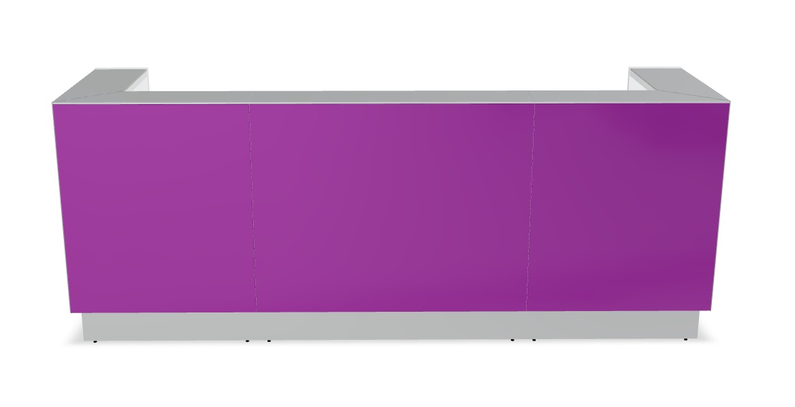 Linea 112-Inch Reception Counter by MDD Brand