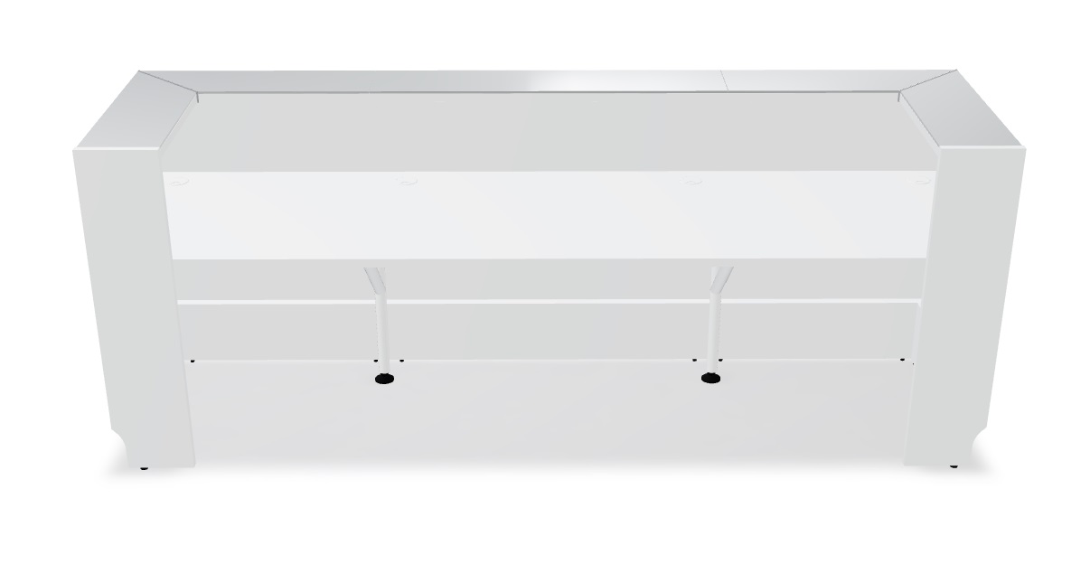 MDD Linea 112" Front Desk in Medium Size