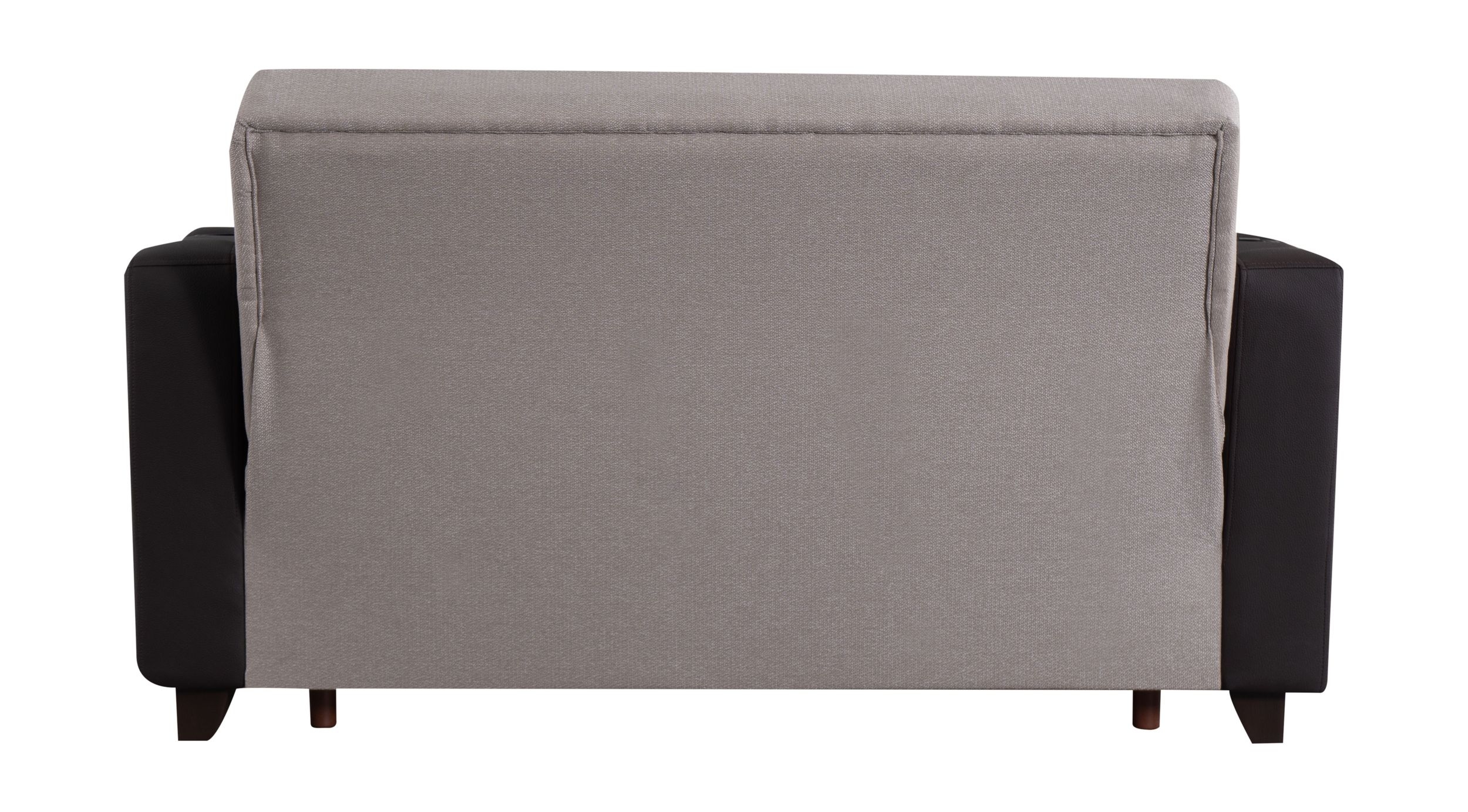 Kilim Lindsey Fabric Beige/Chocolate Loveseat Back