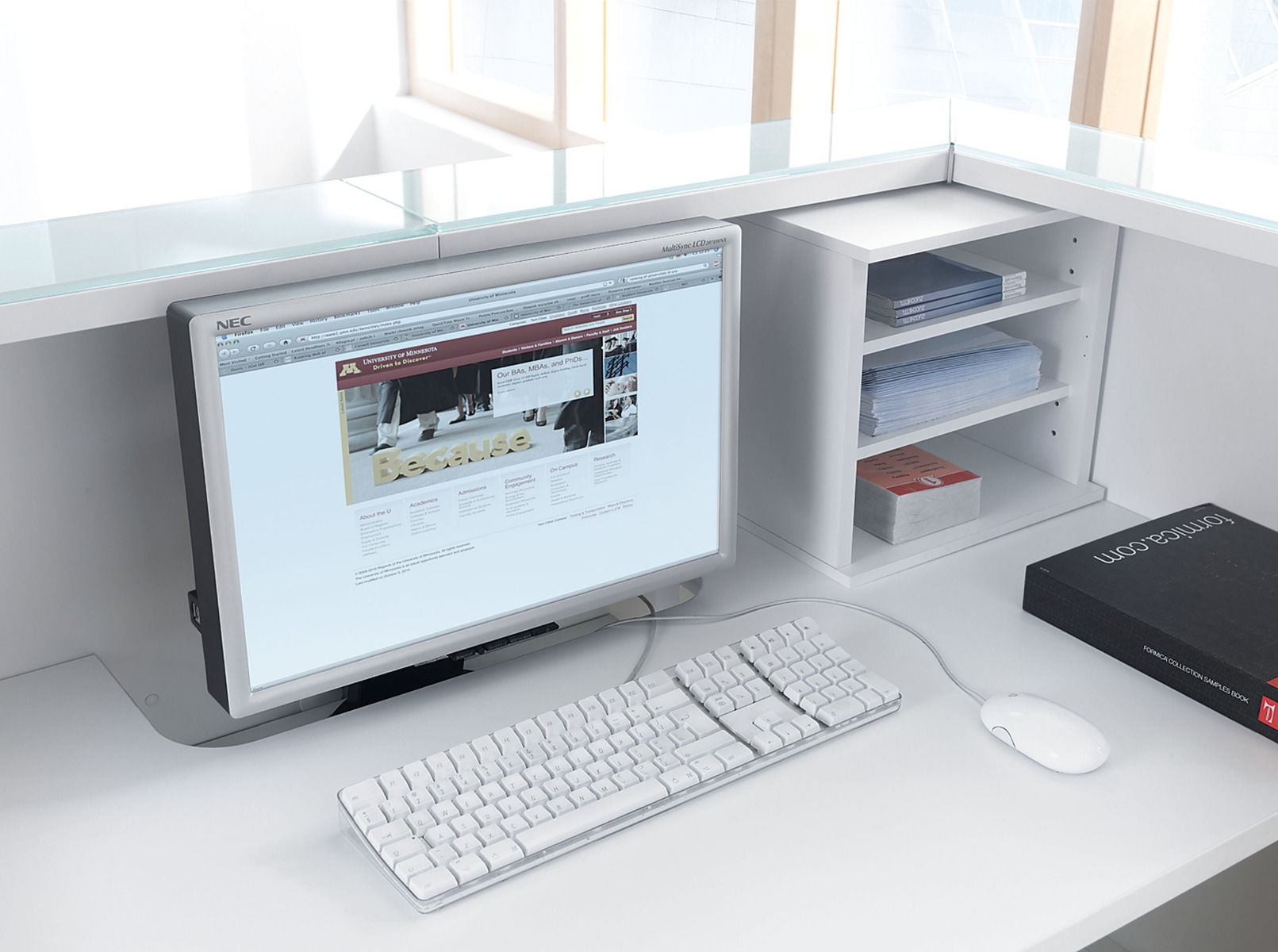 Linea Reception Desk Storage by MDD