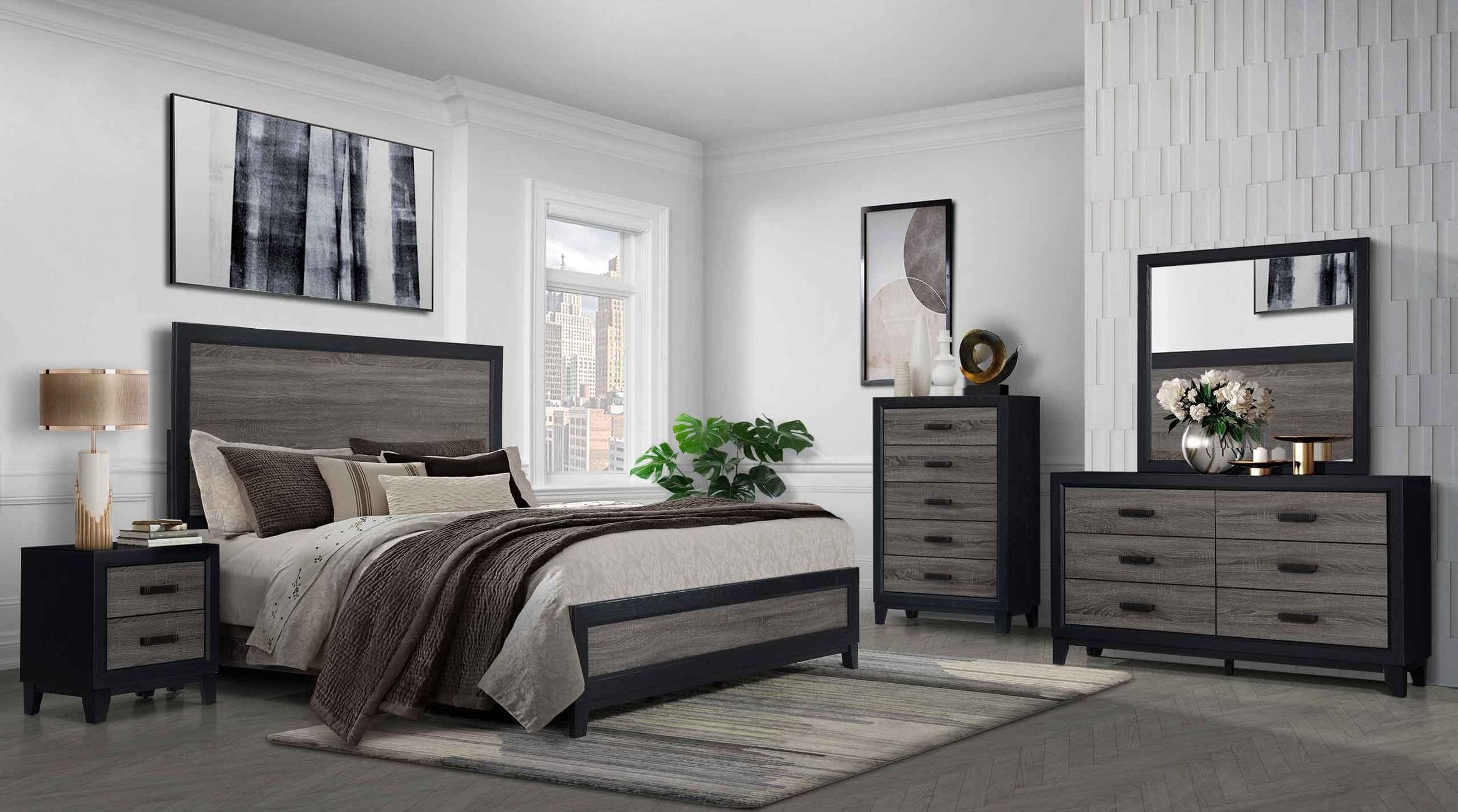 Lisbon MDF Panel Bed, Full Size