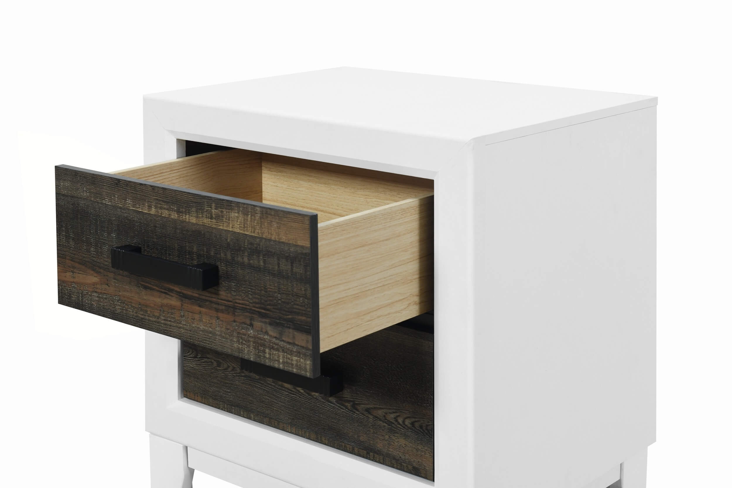 Lisbon MDF Nightstand w/2 Drawers