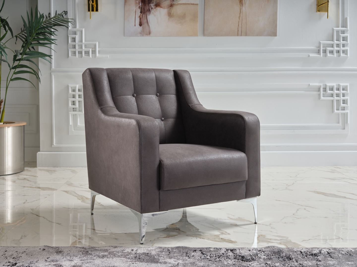 Livia Fabric Storage Sleeper Living Room Set