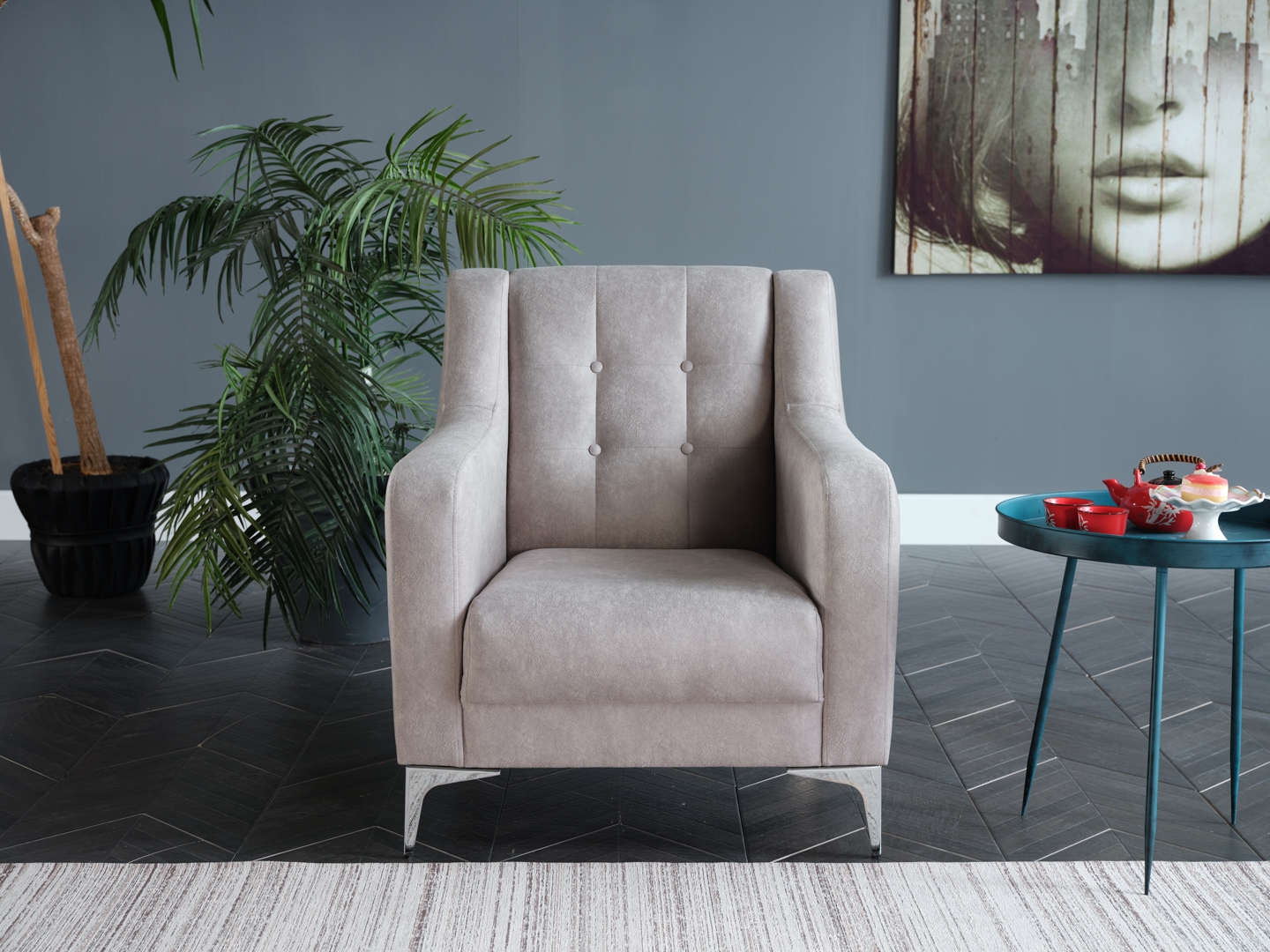 Livia Fabric Armchair