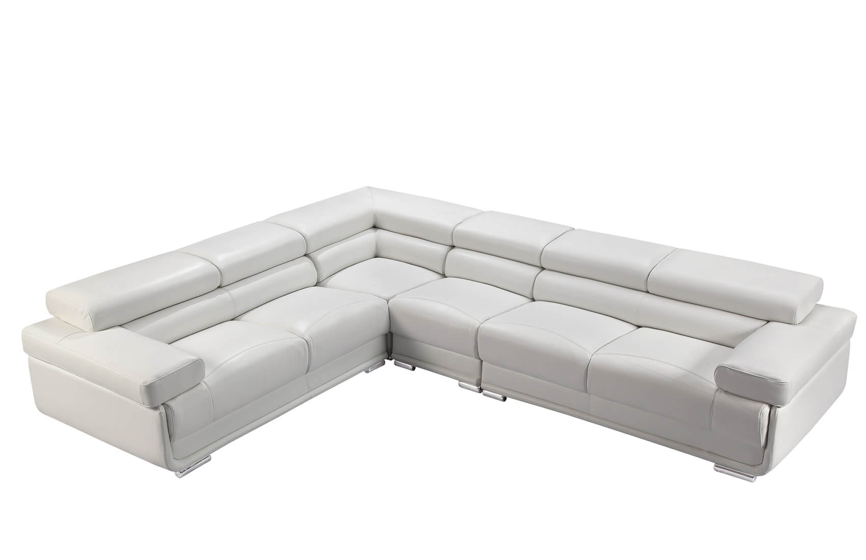 2119 Leather/Eco-Leather Sectional by ESF Furniture