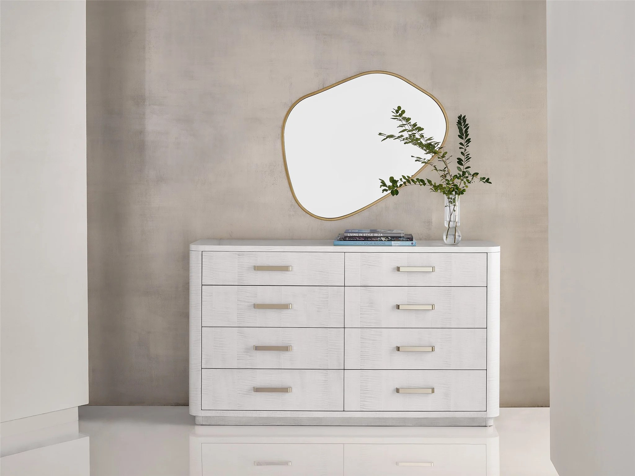 Gallett Metal Accent Mirror, Small Size