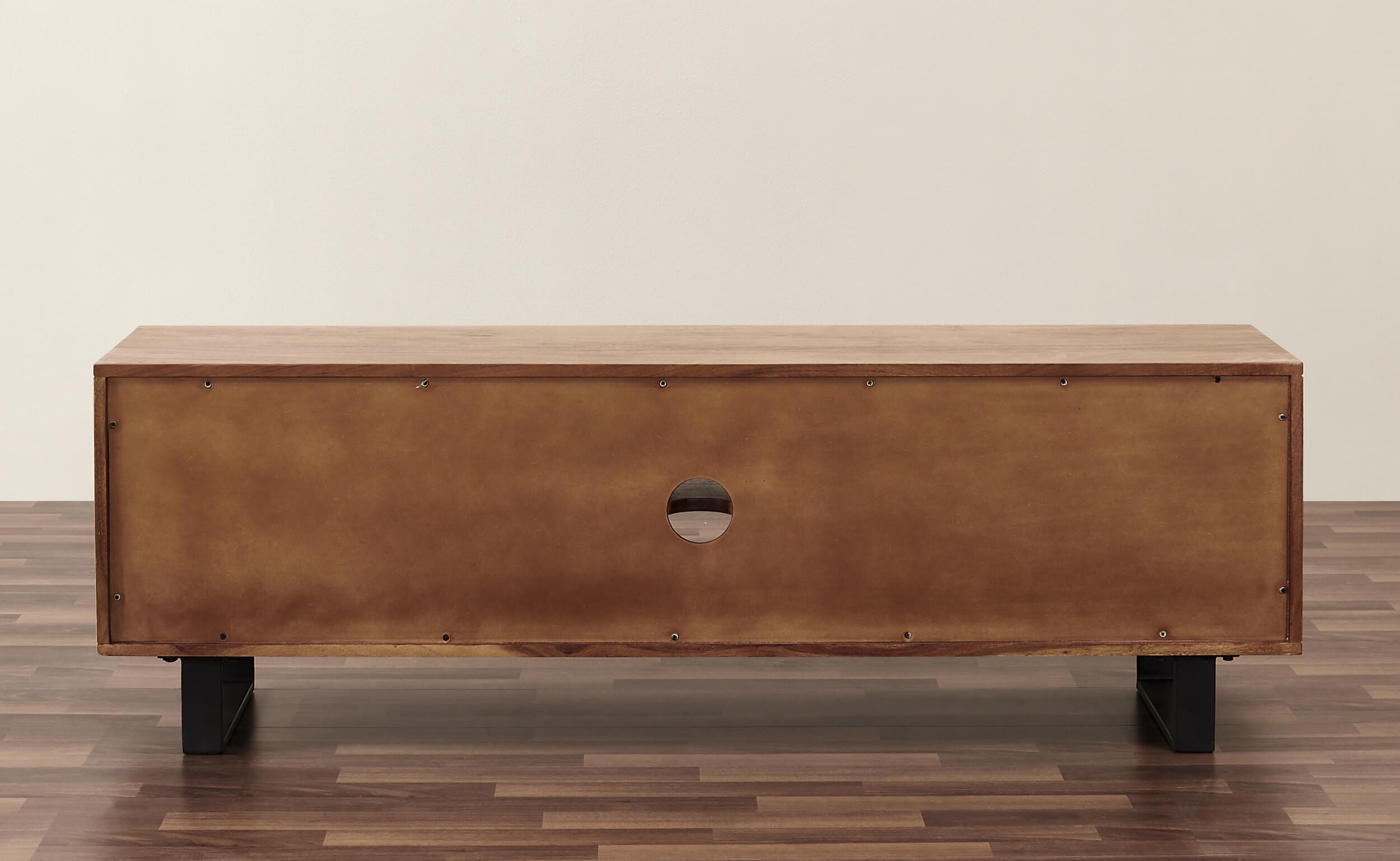 Linear Hardwood 55" TV Stand w/ Storage