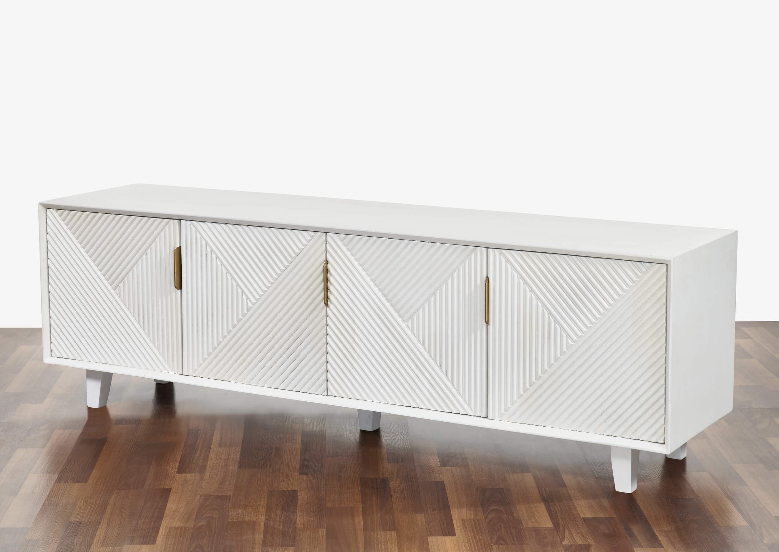 Linear Solid Wood 68" TV Stand