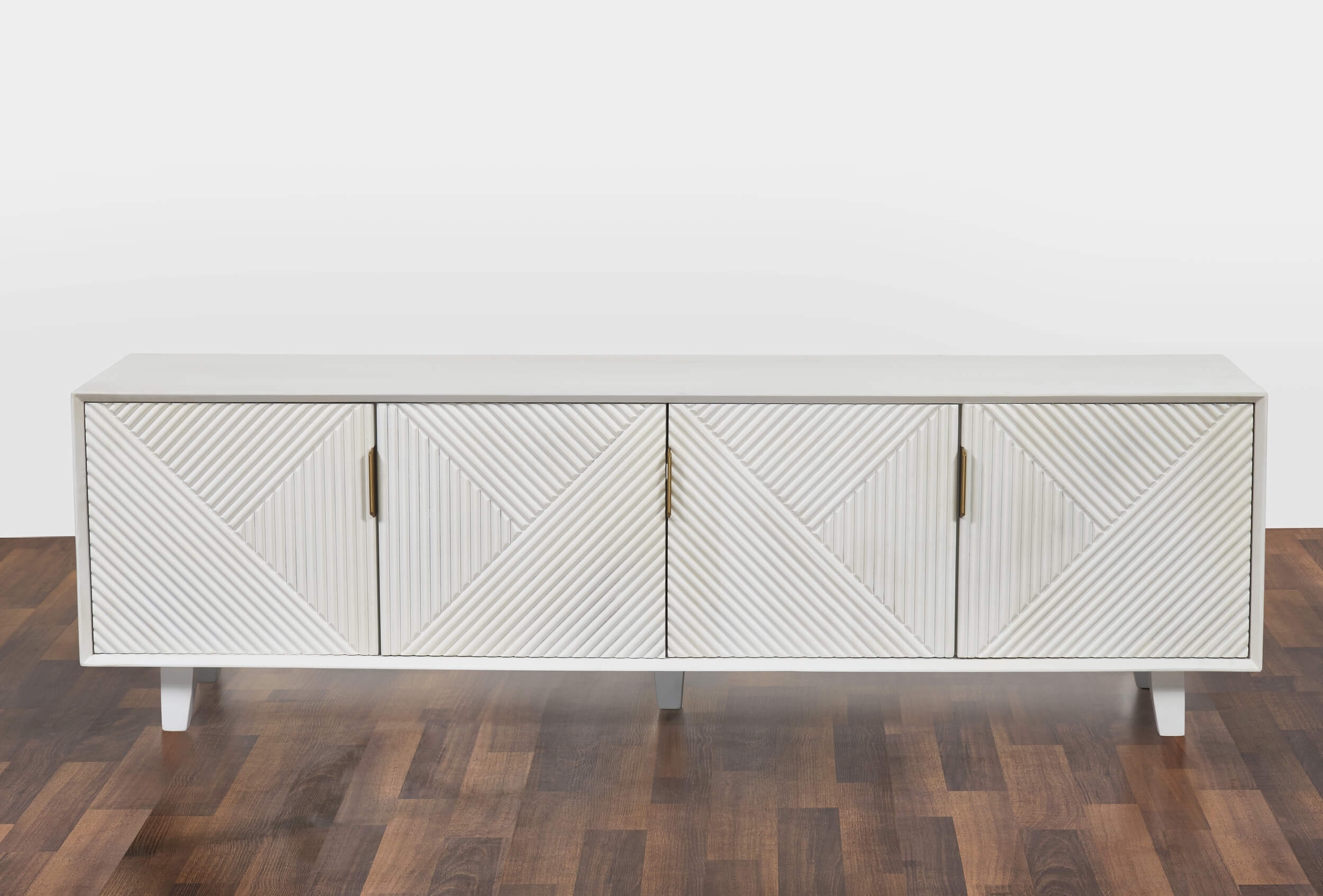 Linear Solid Wood 68" TV Stand