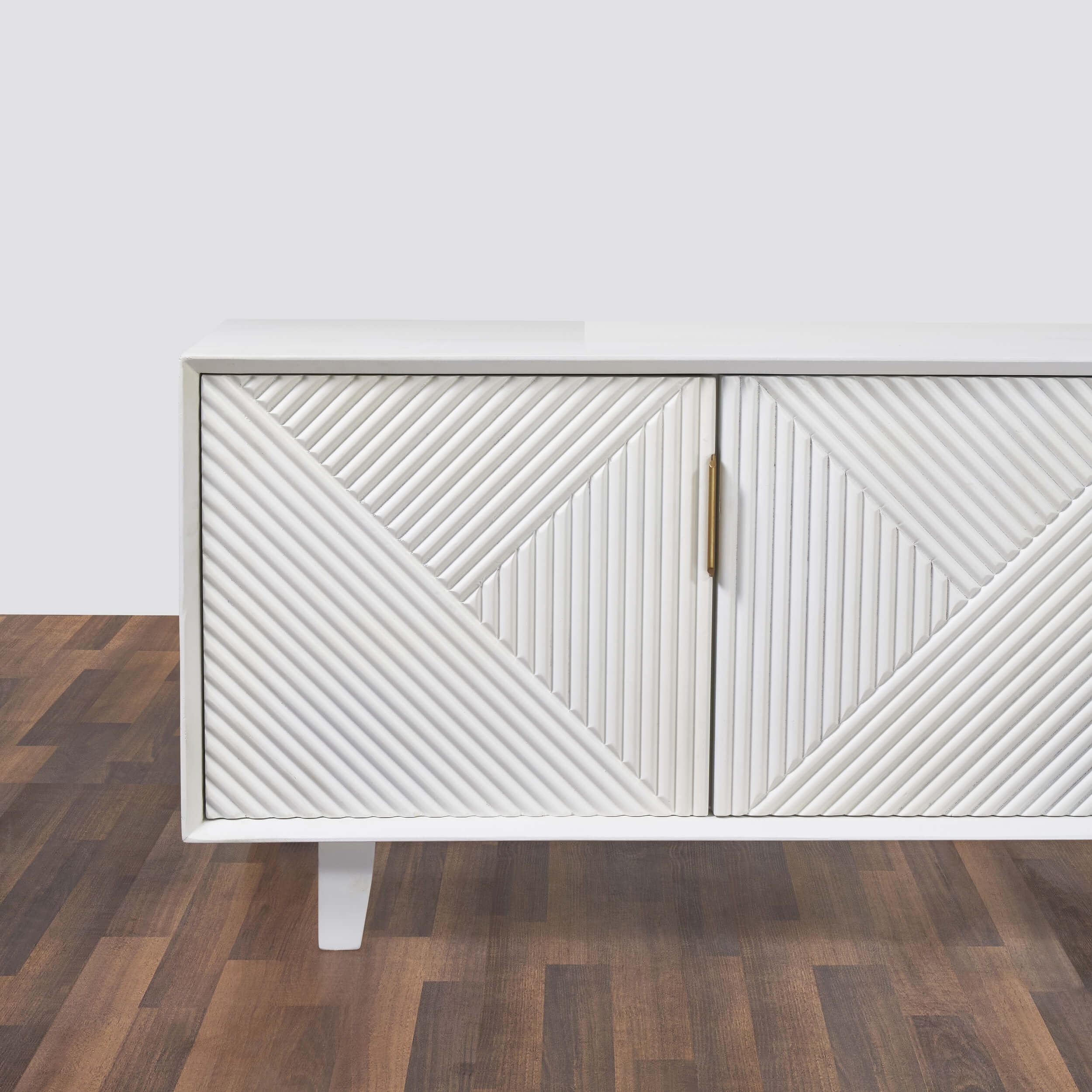 Linear Solid Wood 68" TV Stand