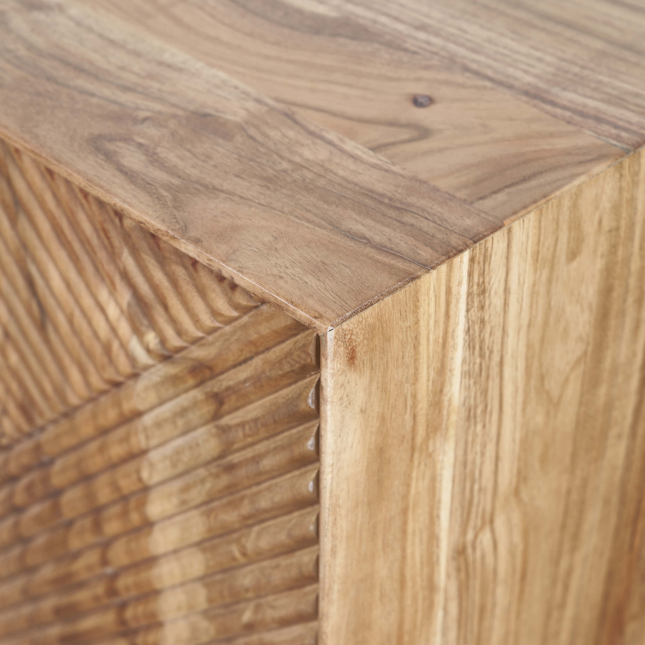 Linear Solid Wood 68" TV Stand