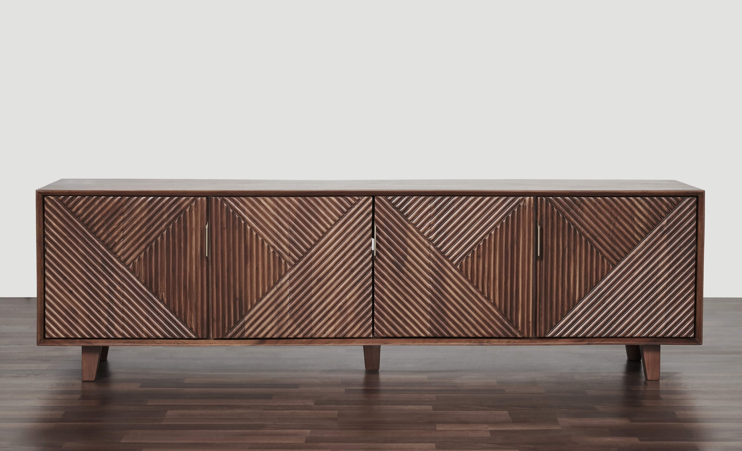 Linear Solid Wood 68" TV Stand