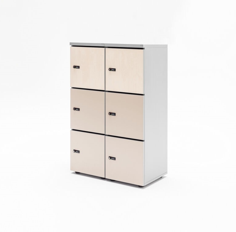 MDD Standard 4-Unit Modular Locker System w/12 Lockers