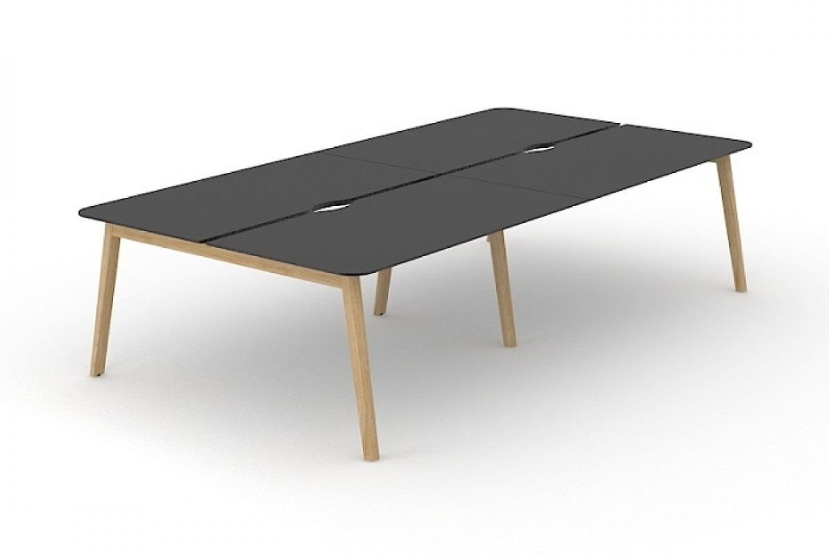 Nova Wood HPL D55.1" 6-Person Office Meeting Table