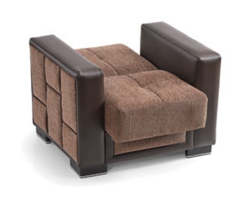 Loft Polyester/PU Convertible Storage Living Room Set