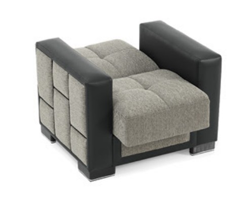 Loft Polyester/PU Convertible Storage Living Room Set