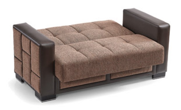 Loft Polyester/PU Convertible Storage Living Room Set