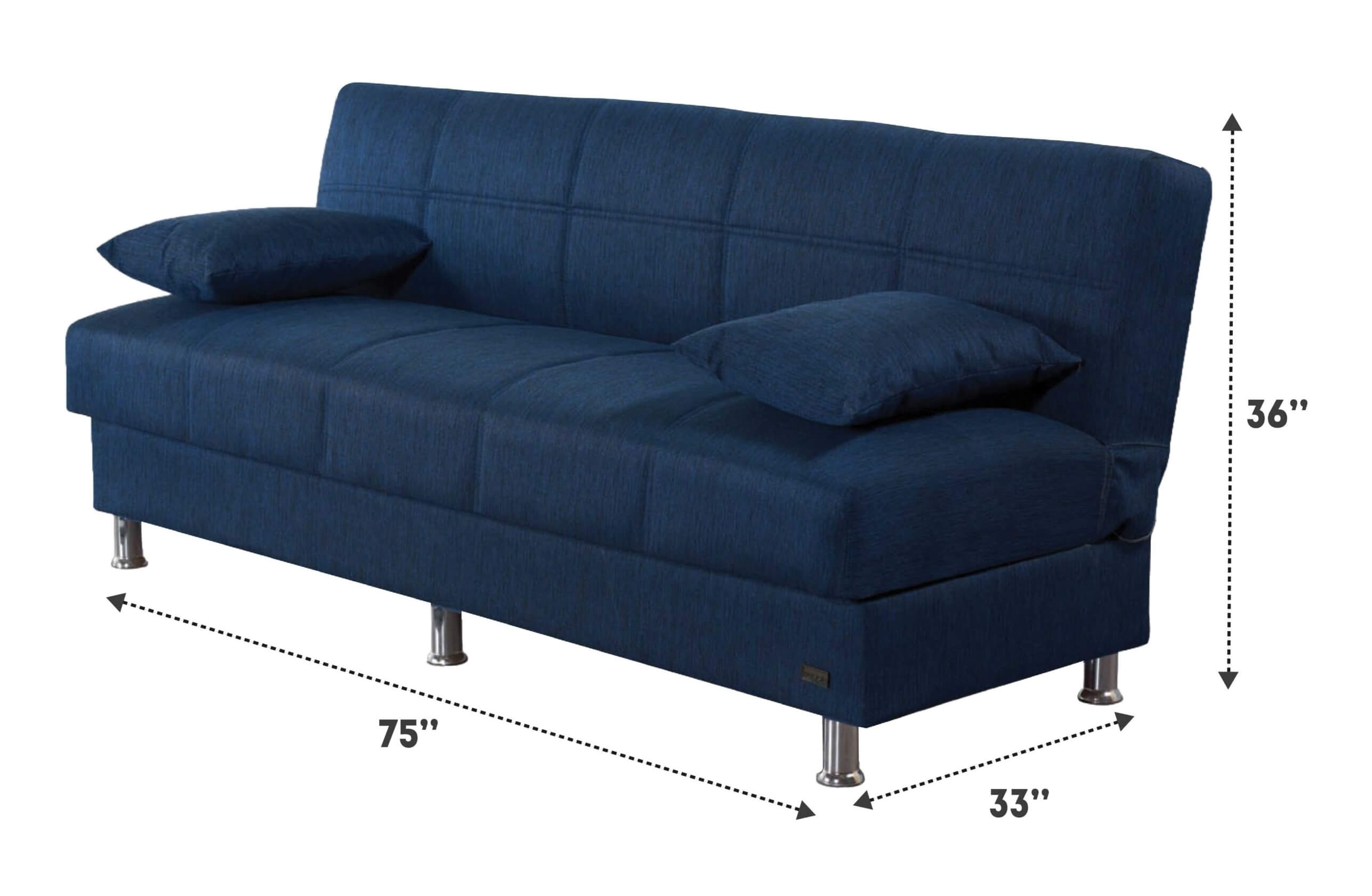 London Fabric Storage Sofabed