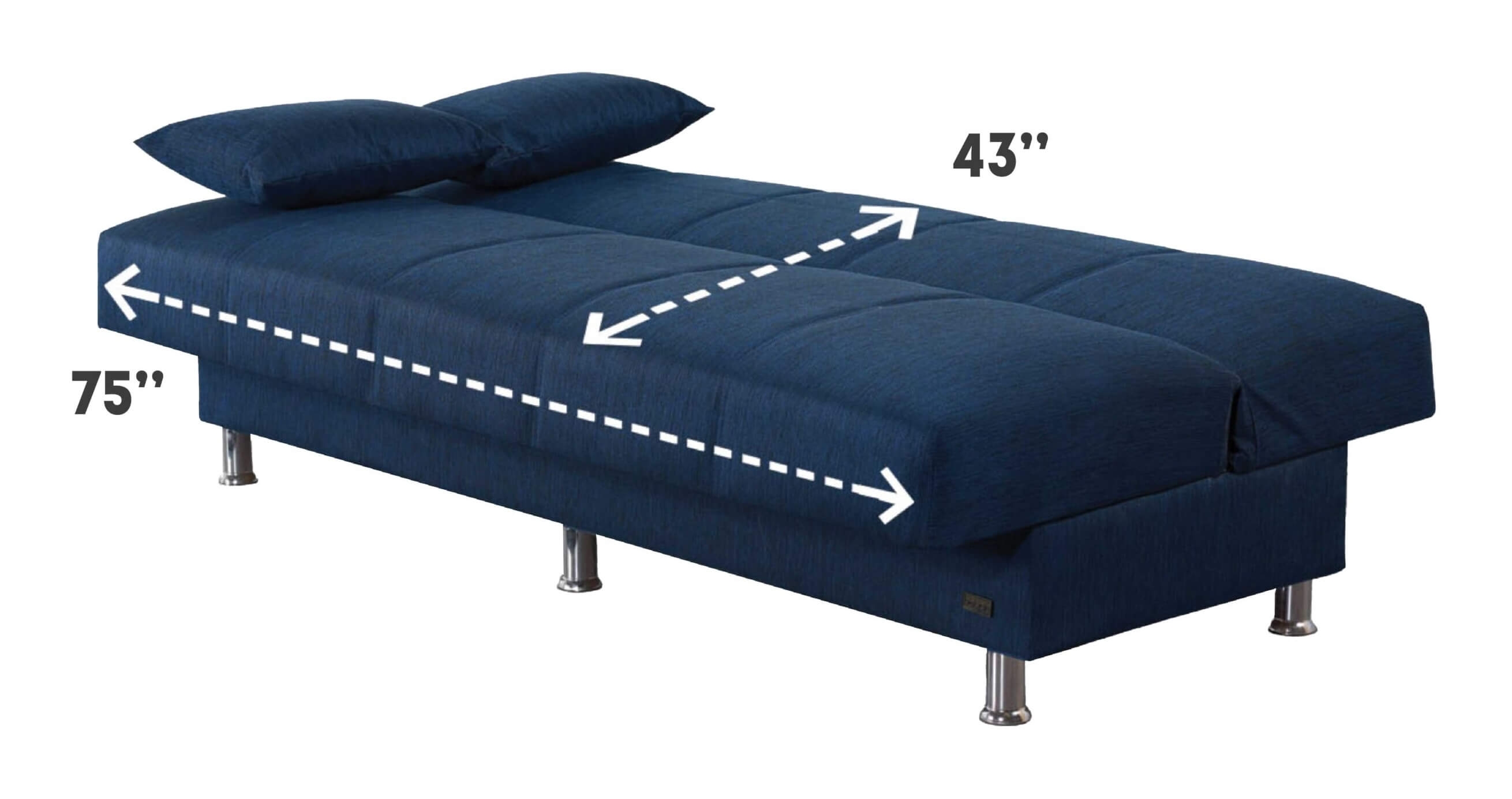London Fabric Storage Sofabed