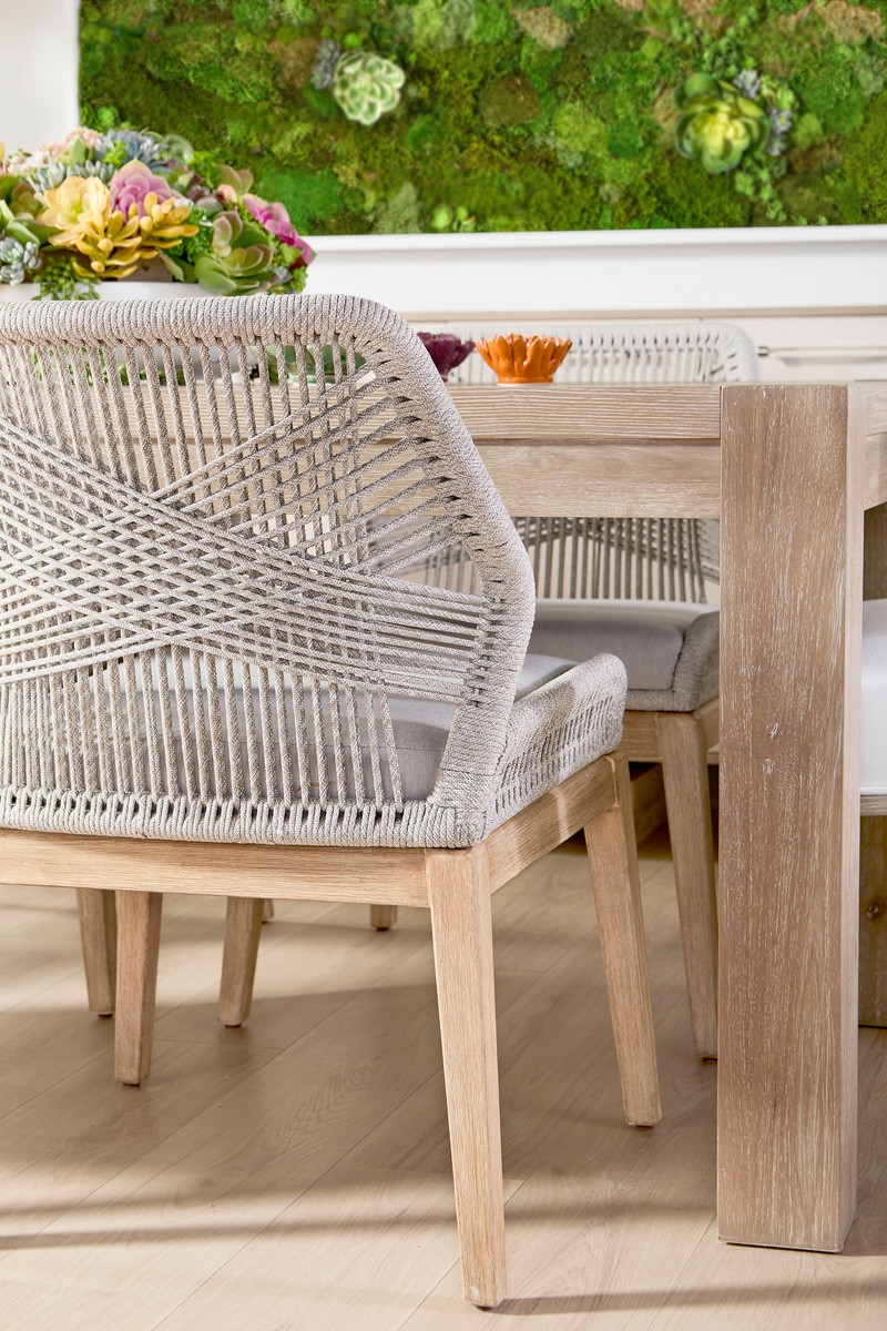 Hudson Wood Extendable Dining Set, Composition 5