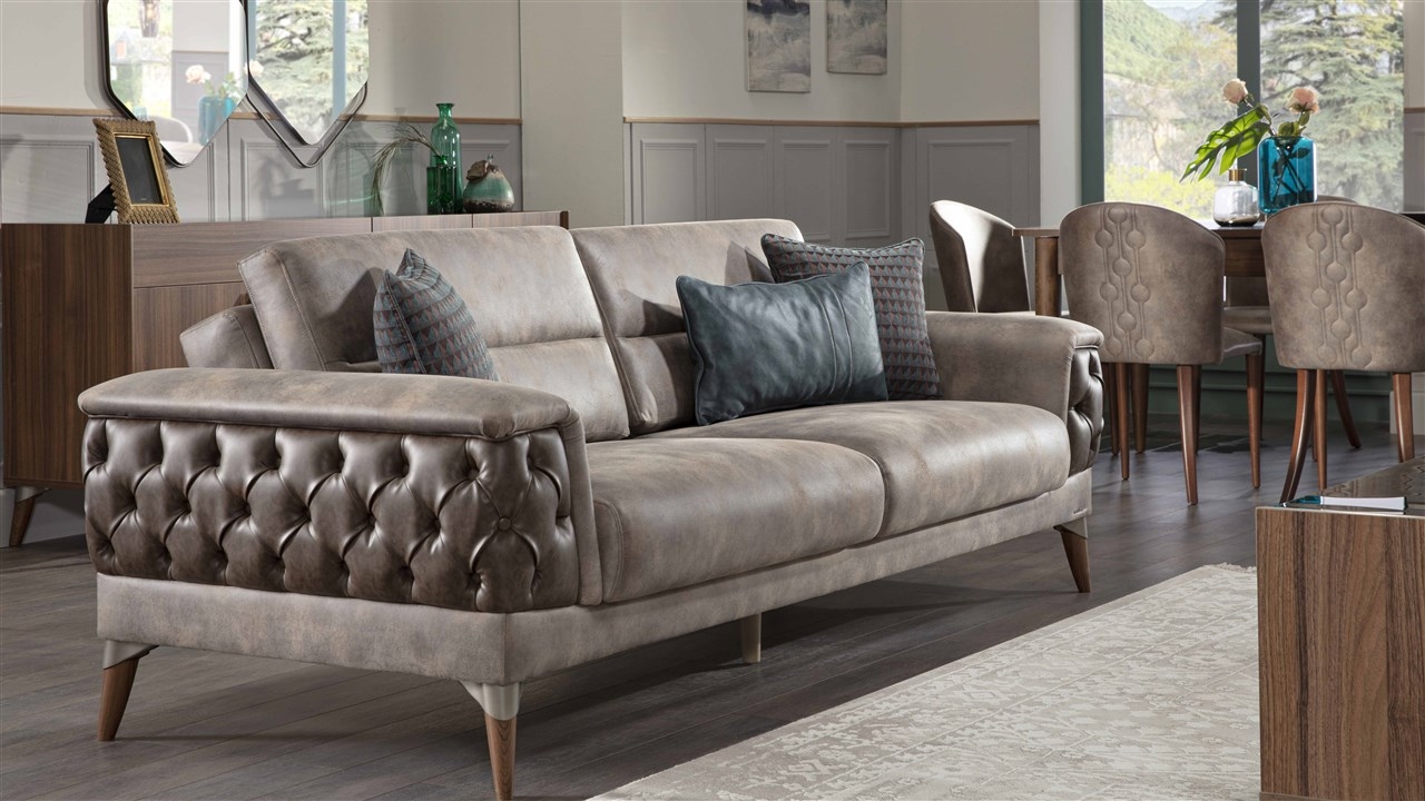 Loren Leatherette Sleeper Sofa