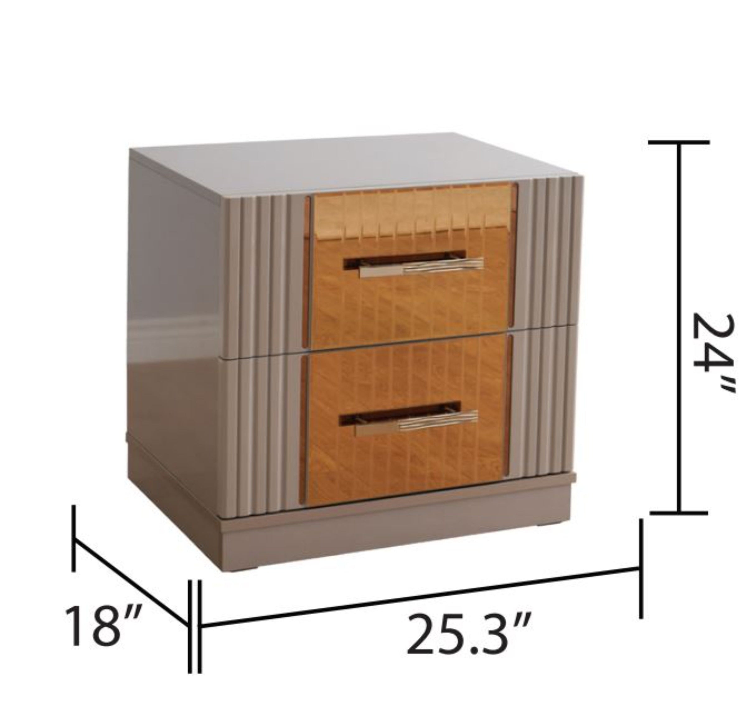 Lorenzo Fabric/Wood Regular Bedroom Set