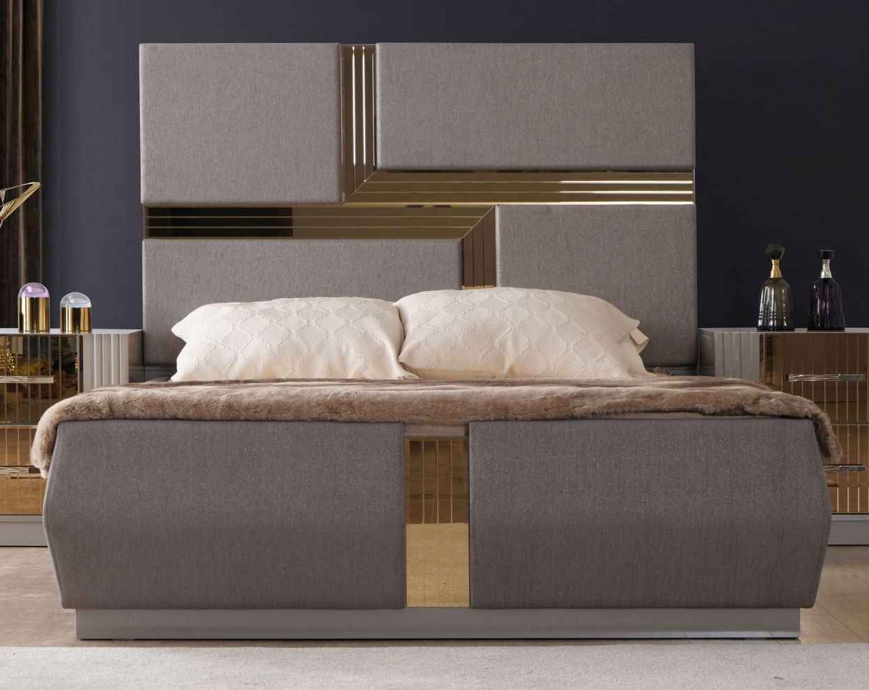 Lorenzo Fabric Upholstered Bed