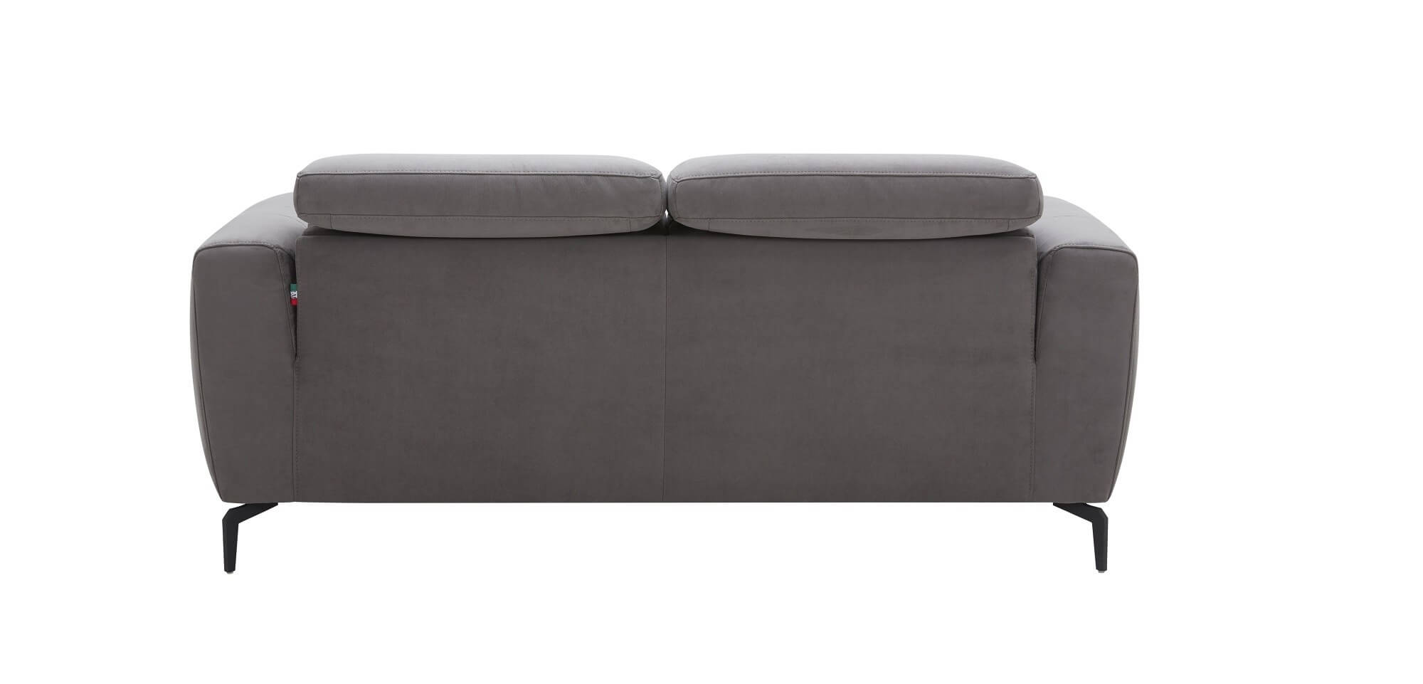 Lorenzo Premium Italian Leather/Fabric Motion Loveseat