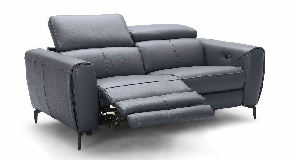 Lorenzo Premium Italian Leather Motion Loveseat