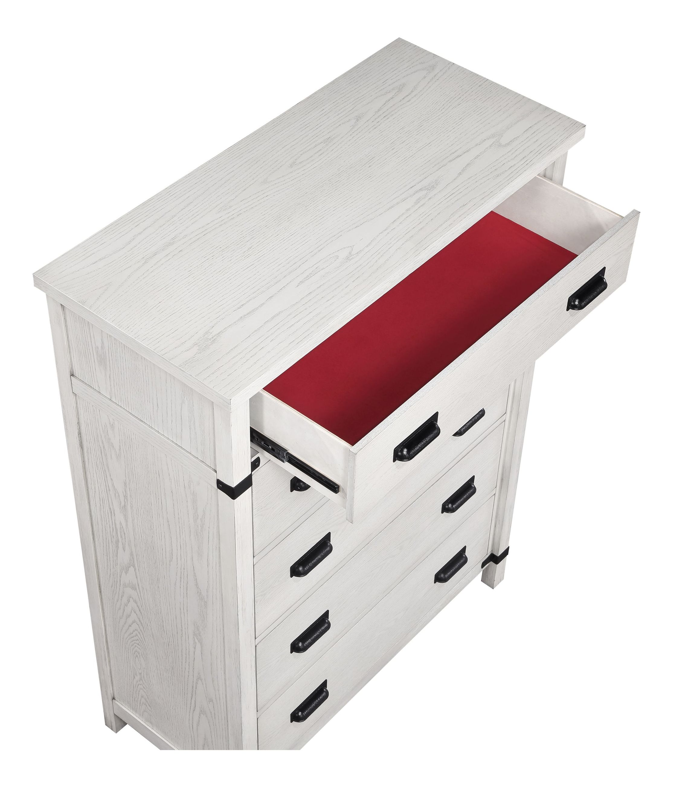 Loretta 5-Drawer Wood Veneer Chest