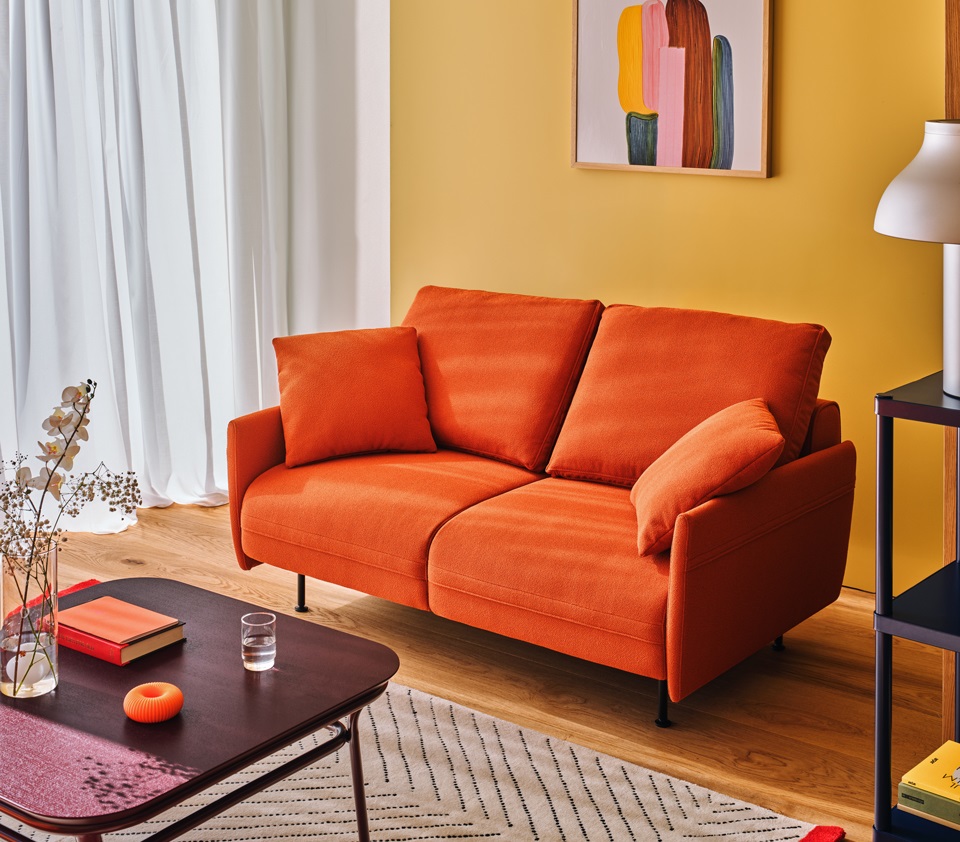Lotus 87" Office Lounge Straight Sofa