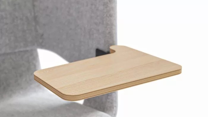 Twist & Sit Polyurethane High Back 2-Seater Sofa w/Steel Frame & Wood Base (Fabric 2)