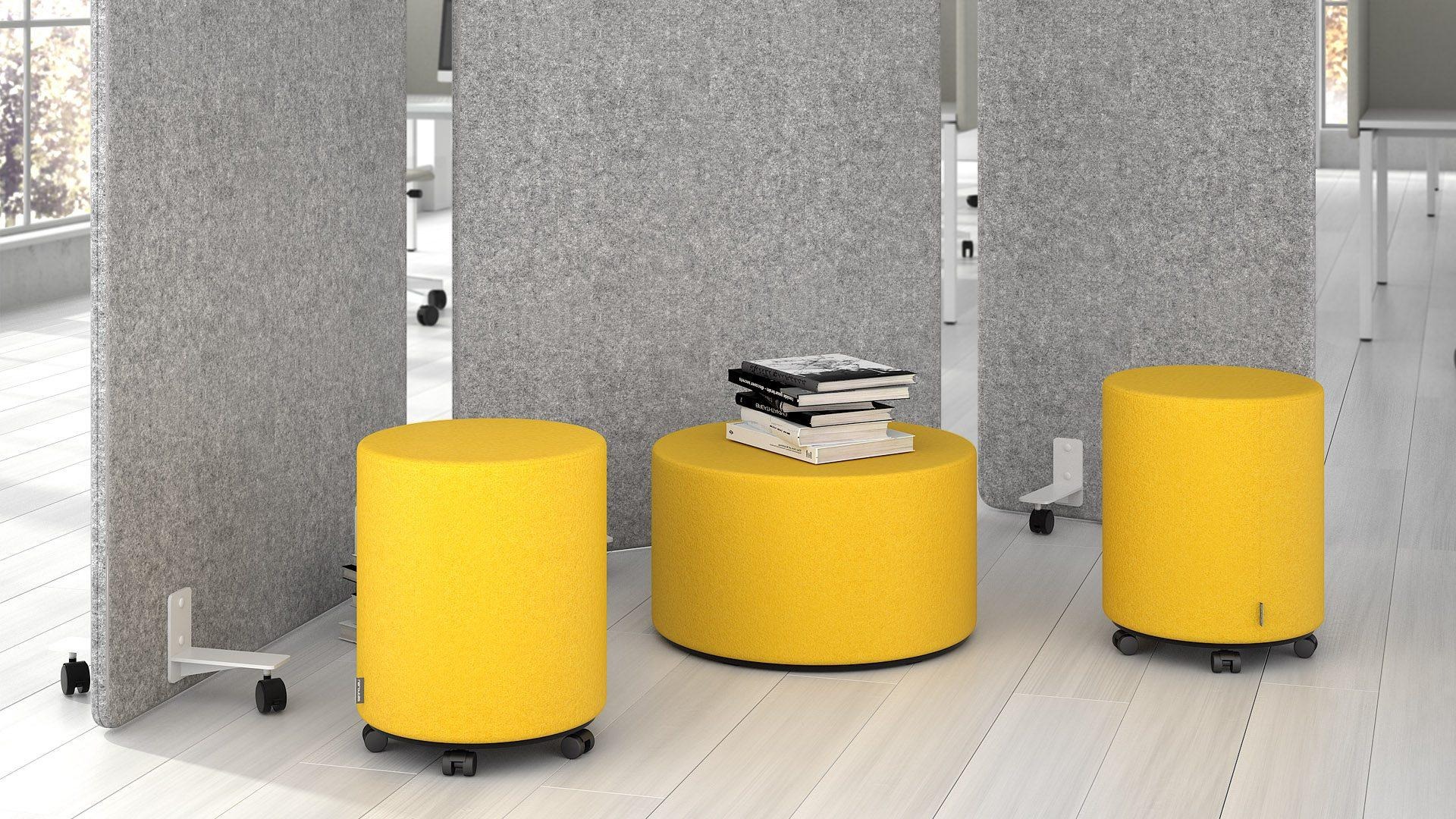 Giro Small Round Pouf