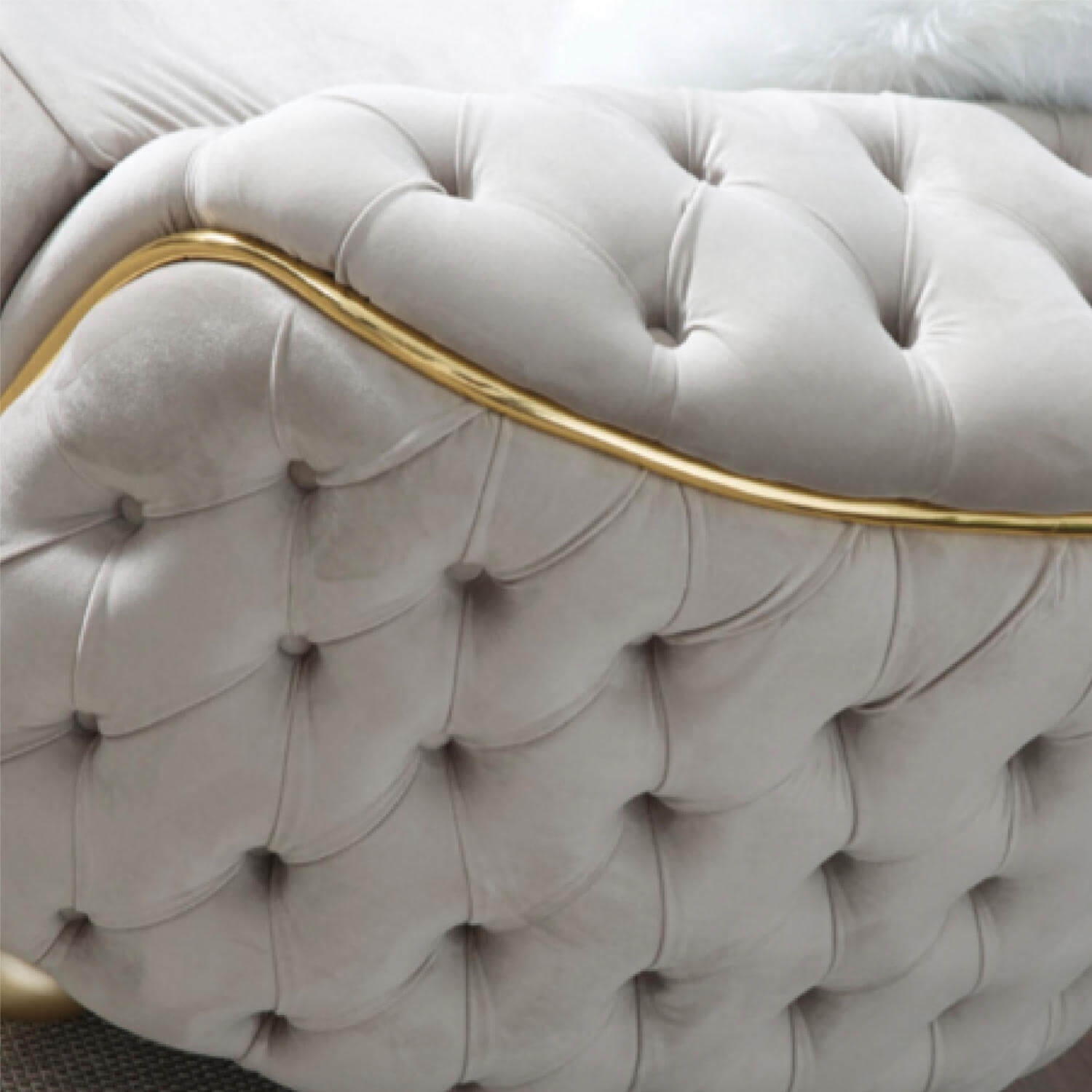Bursa Tufted Velvet Living Room Set